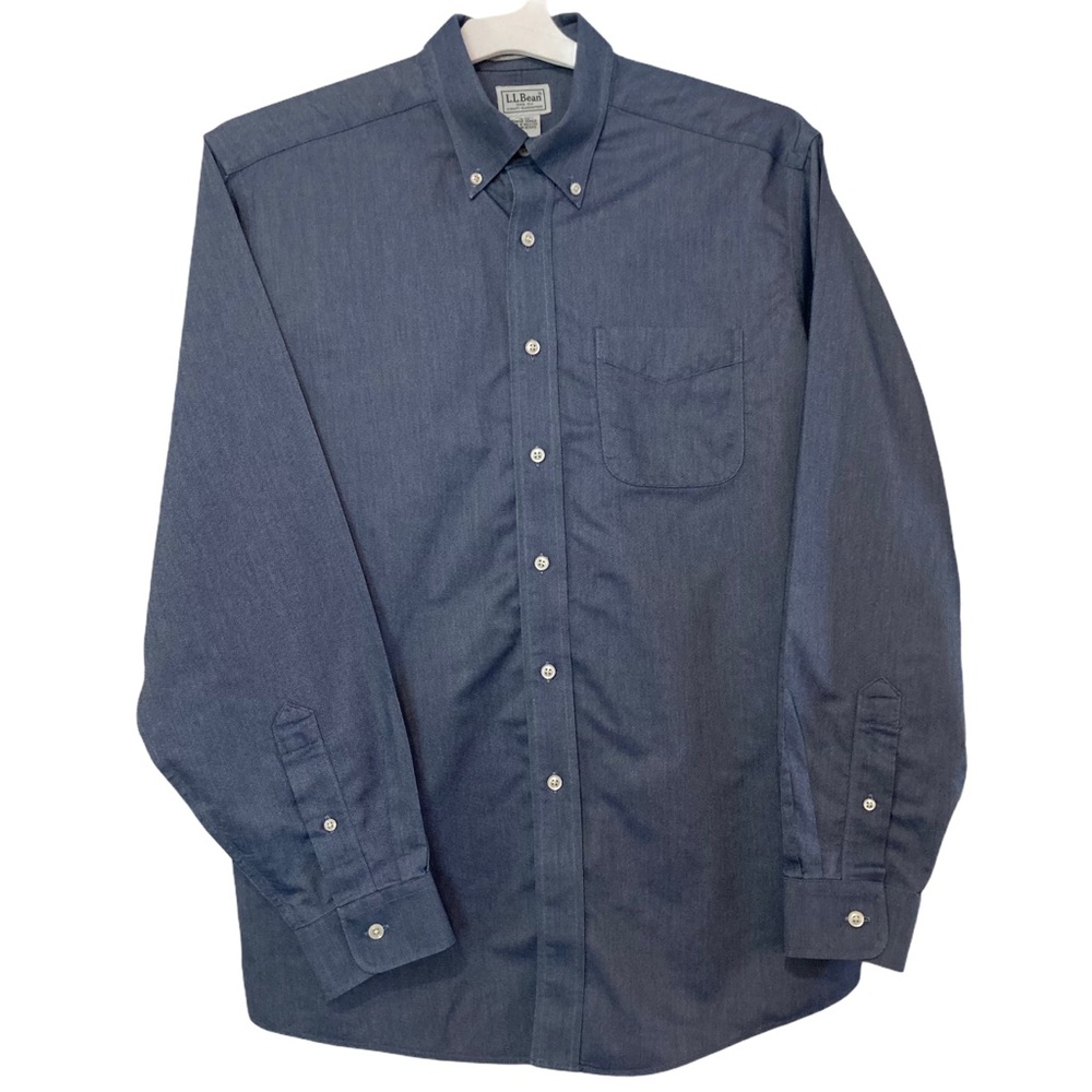 L.L. Bean Wrinkle Free Traditional Fit 100…